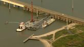 Pelican Island Causeway Bridge reopening after Wednesday's barge strike