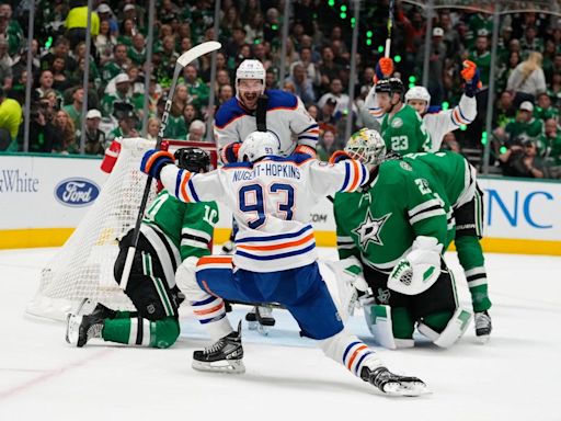 Deadspin | Ryan Nugent-Hopkins, Oilers take 3-2 lead over Stars
