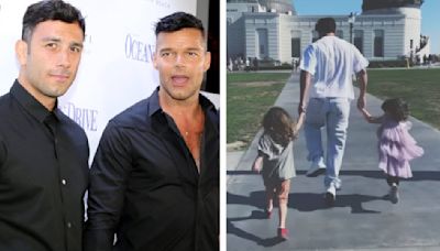 Exesposo de Ricky Martin presume vacaciones con sus hijos pequeños: así lucen Renn y Lucía