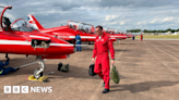 Royal International Air Tattoo: Red Arrows practice new routine