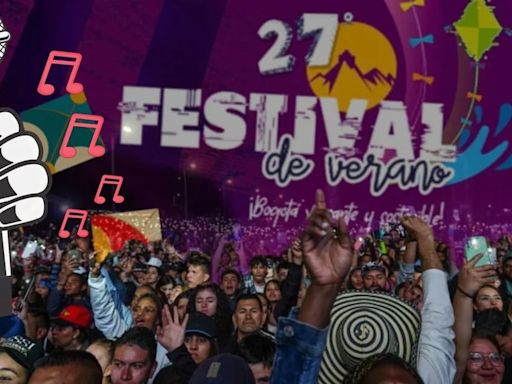 Estos son los artistas del concierto que cerrará el Festival de Verano 2024 en Bogotá