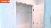 Before and After: This $1,600 Closet Redo Makes IKEA BILLYs Look Like Luxe Built-Ins