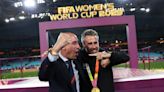 Spanish soccer president Luis Rubiales kisses player during World Cup celebrations, prompting outcry