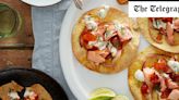 Smoked salmon and herbed cream tacos recipe