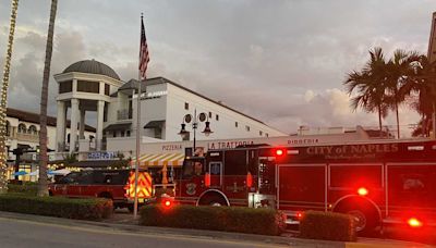 9 people injured from roof collapse at La Trattoria restaurant in Naples