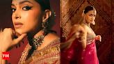 Deepika Padukone looks elegant in sikh empire-inspired choker, Alia Bhatt dons 160-year-old silk saree at Anant and Radhika's wedding | Hindi Movie News - Times of India