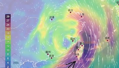 凱米宜蘭登陸！卻是「中南部遭豪雨重創」 鄭明典曬1圖解答：尾巴超長