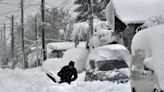 Three dead as first heavy snowfall and blizzards of winter hit eastern Europe