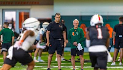 ‘Flat out playing ball’: Cristobal previews Miami Hurricanes’ first fall scrimmage