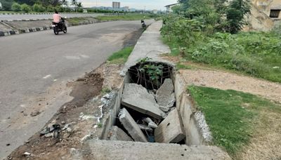 Damaged storm-water drain poses risk to school students