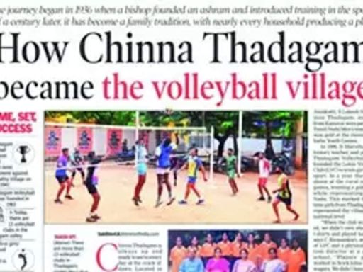 Chinna Thadagam to Get Indoor Volleyball Court Soon | Coimbatore News - Times of India