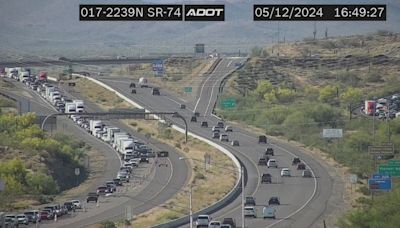 I-17 closure in north Phoenix causes massive traffic backups