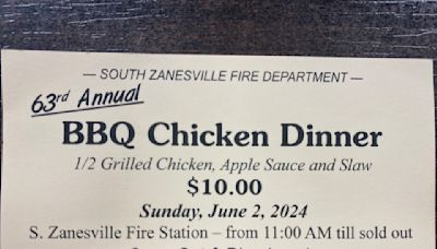 Get your grill on with South Zanesville Fire Departments 63rd Annual BBQ Chicken Dinner this Sunday - WHIZ - Fox 5 / Marquee Broadcasting