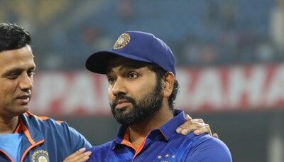 You came at our level leaving your achievements behind: Rohit thanks Dravid