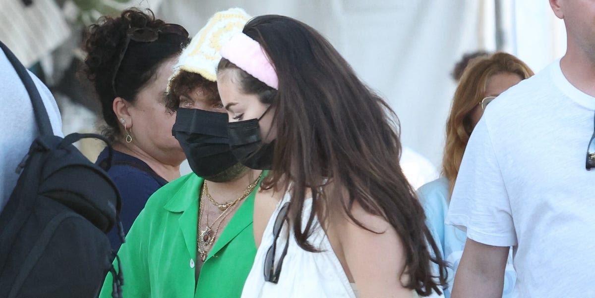 Selena Gomez Wore All White With Benny Blanco on Labor Day