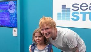 ‘Perfect’ visit: Ed Sheeran stops by Boston Children’s Hospital, performs for patients