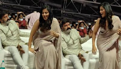 Gangs Of Godavari Pre-Release: After The Pushing Clip, Nandamuri Balakrishna Touching Anjali's Back Goes Viral