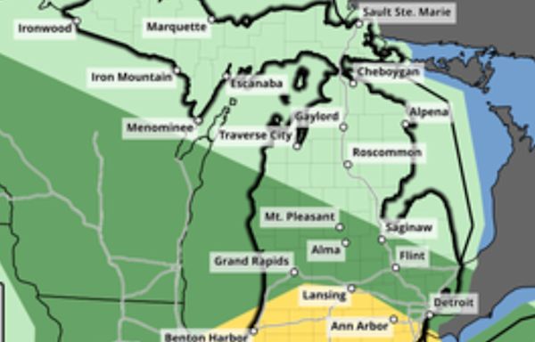 Tornado, severe storm risk kept steady at meaningful level for southern half of Michigan