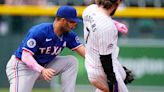 Blach’s solid outing, Tovar’s homer lift Rockies past Rangers 3-1 to complete series sweep