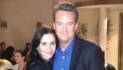 Courteney Cox 'visited' by late Friends co-star Matthew Perry 'a lot'