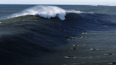 CLIP: Watch a Crowd of Surfers Paddle for Their Lives at Huge Mavericks