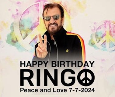 Ringo celebra su cumpleaños con su campaña anual de “Peace & Love”