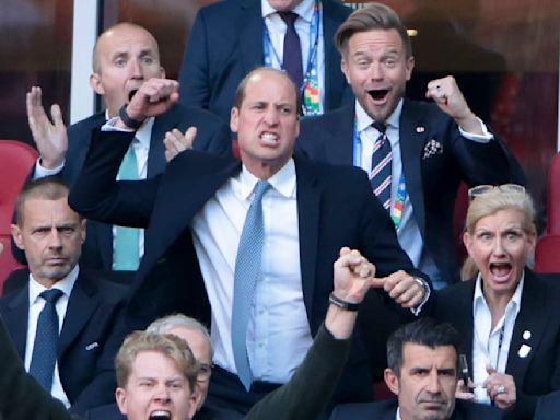 Prince William Channels Inner Soccer Fan as England Win Euros Match