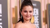 Selena Gomez channels her inner Blair Waldorf with this preppy half-up hairstyle