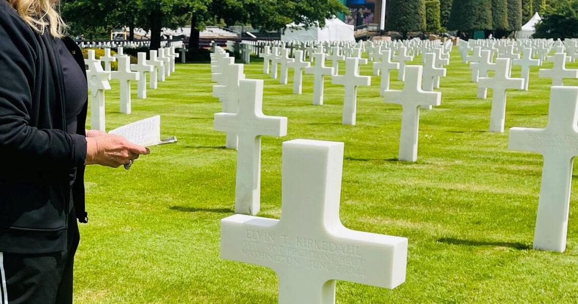 Summerville couple takes American soil to Normandy grave 80 years after D-Day