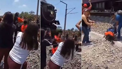 IMÁGENES SENSIBLES: Joven muere trágicamente al intentar tomarse una ‘selfie’ con la locomotora ‘La Emperatriz’