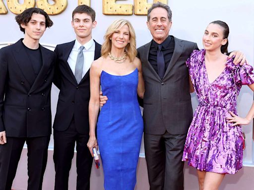 Jerry Seinfeld's Wife Jessica and All 3 Kids Pop Up to Support Comedian at “Unfrosted ”Premiere