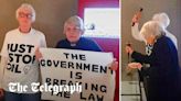 Elderly Just Stop Oil protesters target Magna Carta