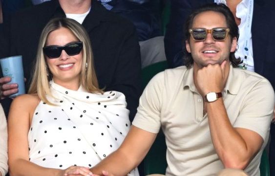 Pregnant Margot Robbie & Hubby Join Bradley Cooper & Gigi Hadid for a Double Date