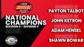 Payton Talbot, John Ketron, Adam Hensel and Shawn Bowar win NASCAR Advance Auto Parts Weekly Series national championships in DII-V