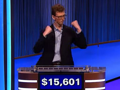 'Jeopardy' champ was forced to re-record winning moment due to his 'huge reaction': 'I love showboating'