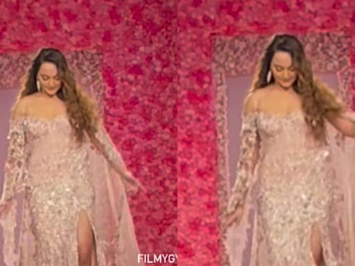 Sonakshi Sinha Almost Trips As She Walks The Ramp At India Couture Week 2024; Watch Viral Video - News18