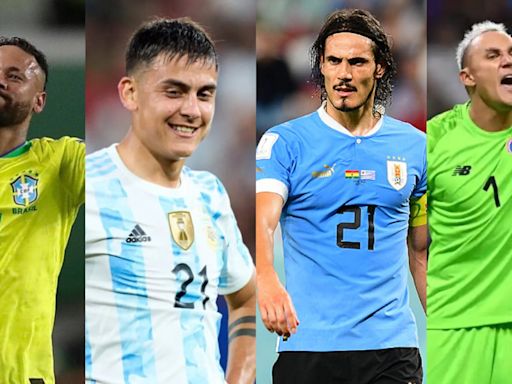 Los cracks que no estarán en la Copa América 2024: Dybala, Neymar, Keylor Navas o Arturo Vidal