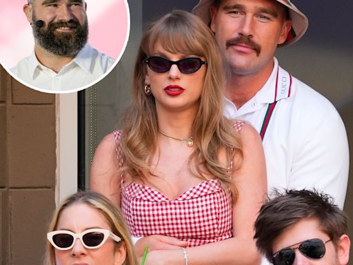 Travis Kelce, Taylor Swift React to Jason Kelce Mentioning His "T-ts"