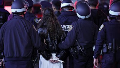 Almost half of protesters arrested on New York campuses have no connection with university