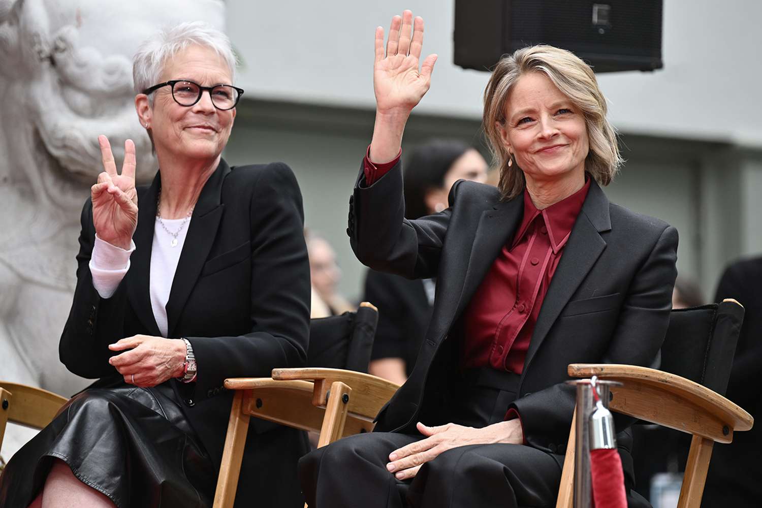 Jamie Lee Curtis Shows Support for Jodie Foster at Walk of Fame Ceremony, Plus Jennifer Lopez and More