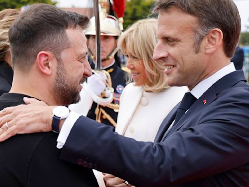 As Zelenskyy visits for D-Day, Macron promises Ukraine Mirage aircraft to fend off Russian attacks