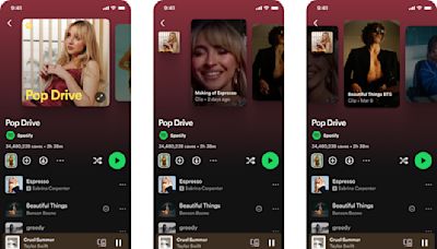 Spotify tests adding artist video 'Clips' to its playlist pages