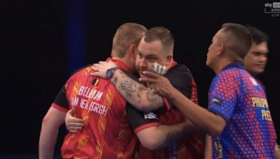 Belgium World Cup of Darts team-mates explain true feelings on feud after win