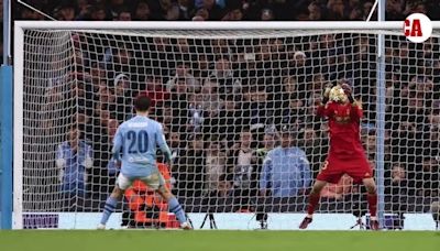 Bernardo Silva explica la intrahistoria de su error en el penalti ante Lunin: "En momentos así, el 99% se mueve"