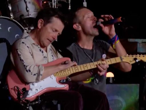 Michael J. Fox Makes Heartwarming Return to the Stage With Coldplay (VIDEO)