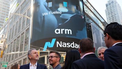 Arm shares tumble as downbeat revenue forecast clouds potential AI upside