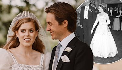 Princess Beatrice's tribute to her late grandmother as she wed Edoardo