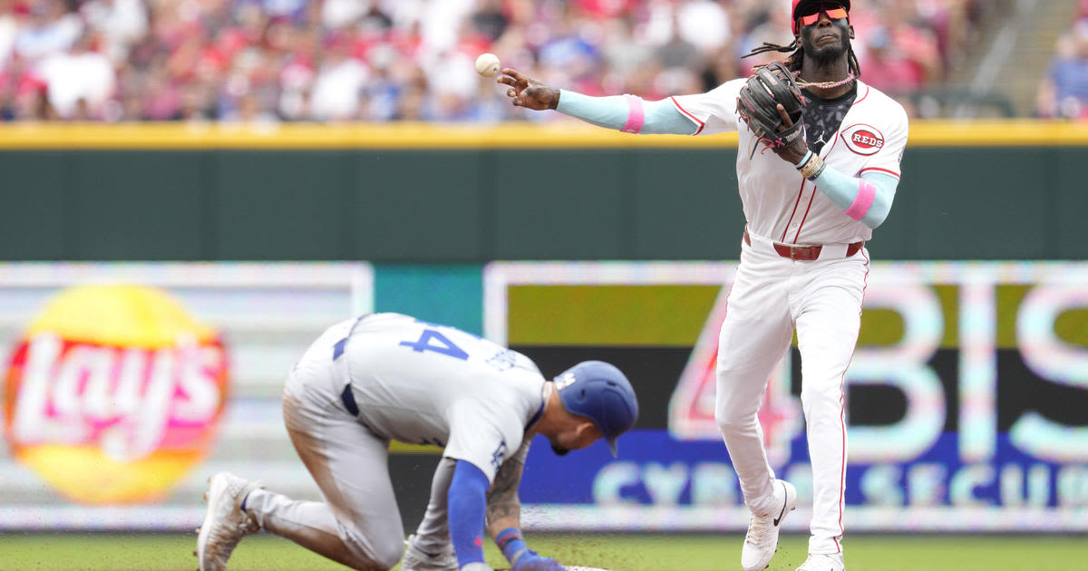 Reds complete sweep, hand Dodgers fifth straight loss with 4-1 victory