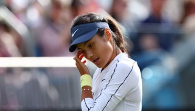 Emma Raducanu and Katie Boulter denied all-British showdown with double defeat at Eastbourne