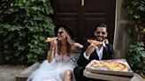Wedding guests order pizza and wings when food supply runs out
